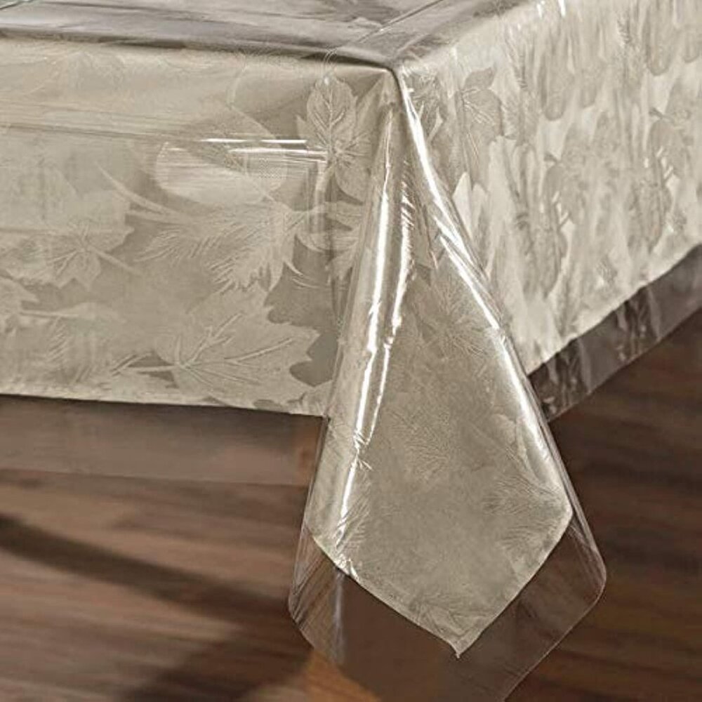 Clear Plastic 100% Waterproof Tablecloth - 54 x 78 Inch Vinyl PVC Rectangle New